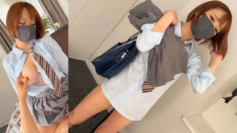 白橋りほ | 話題の共演！巨乳×制服美女 エロいスチール写真(smus071)-5